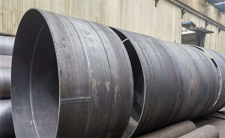 鋼材場鋼便橋鋼支撐，百色325-6螺旋管，720mm螺旋鋼管，螺旋管2700