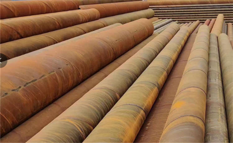 清遠(yuǎn)區(qū)循環(huán)水防腐螺旋鋼管，鋼材場800mm螺旋焊管，dn2500mm螺旋管，630污水排水防腐螺旋管廠家